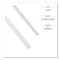 Boardwalk Wrapped Jumbo Straws, 7.75", Polypropylene, Clear, PK12000 JSTW775CLR - alternate 6